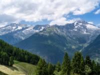 Gipfelparade vom Großen Löffler bis Schwarzenstein links - Klaussee Wanderung